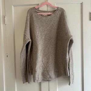 Cozy mushroom Knit Sweater